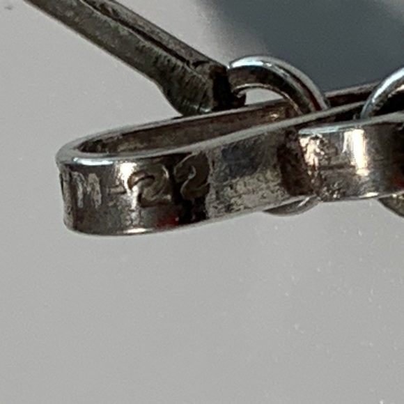 Vintage Rare Sterling Silver Spiral & Cut-Out Abstract Silpada-Like Necklace - Picture 13 of 16